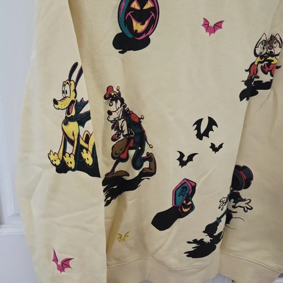 Disneyland Mickey Mouse and Friends Halloween Pullover Sweatshirt - Picture 3 of 3
